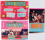 "ROCK STARS" GUM CARD FULL DISPLAY BOX.