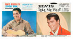 "ELVIS PRESLEY" FILM RELATED 45 RPM RECORDS WITH PICTURE SLEEVES.