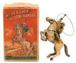 "HI-YO SILVER THE LONE RANGER" WIND-UP MARX TOY WITH BOX.