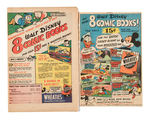 "WALT DISNEY WHEATIES" COMIC BOOK SET.