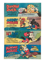 "WALT DISNEY WHEATIES" COMIC BOOK SET.