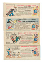 "WALT DISNEY WHEATIES" COMIC BOOK SET.