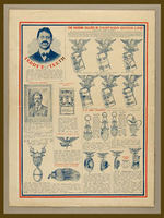 "SHURE WINNER" 1904 CAMPAIGN GOODS OUTSTANDING 8-PAGE CATALOGUE.