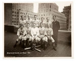 "ROCKEFELLER CENTER B.B. TEAM-1936"  PHOTO.