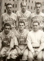 "ROCKEFELLER CENTER B.B. TEAM-1936"  PHOTO.