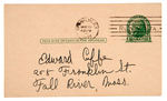 "JACKIE ROBINSON" SUPERB SIGNED 1948 POSTCARD.