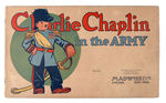 "CHARLIE CHAPLIN IN THE ARMY" COMIC STRIP REPRINT BOOK.