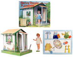 "SHIRLEY TEMPLE AND HER PLAYHOUSE" RARE PAPERDOLL SET.