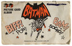 "BATMAN" ENGLISH GUM CARD SET W/ALBUM.