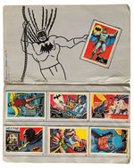 "BATMAN" ENGLISH GUM CARD SET W/ALBUM.