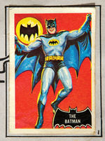 "BATMAN" ENGLISH GUM CARD SET W/ALBUM.