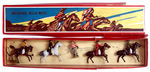 "BRITAINS WILD WEST" BOXED COWBOY FIGURE SET.