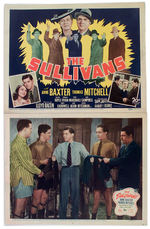 "THE SULLIVANS" LOBBY CARD SET.