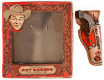 “ROY ROGERS” BOXED HOLSTER WITH PEE-WEE GUN SET.