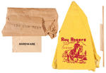 “ROY ROGERS” STORE DISPLAY SAMPLE TENT WITH ENVELOPE.