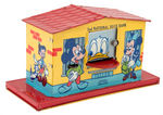 CHEIN SAND PAIL & MECHANICAL BANK FEATURING DISNEY CHARACTERS.