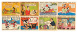 "MICKEY MOUSE" COMPLETE GUM CARD SET.