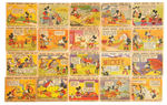 "MICKEY MOUSE" COMPLETE GUM CARD SET.