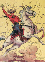 "THE LONE RANGER PICTURE PUZZLES" WITH BOX.