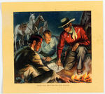 "TONTO, DAN REID AND THE LONE RANGER" MERITA BREAD PREMIUM PICTURE.