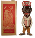 "MARX AMOS" OF AMOS 'N ANDY BOXED WINDUP TOY.