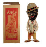 "MARX ANDY" OF AMOS 'N ANDY BOXED WINDUP TOY.