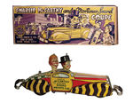 "MARX CHARLIE McCARTHY AND MORTIMER SNERD COUPE" BOXED WINDUP TOY.