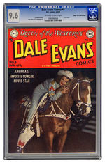 DALE EVANS COMICS #4 MARCH APRIL 1949 CGC 9.6 MILE HIGH COPY.