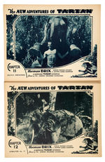 "THE NEW ADVENTURES OF TARZAN" LOBBY CARD TRIO.