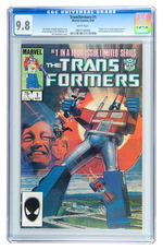 THE TRANSFORMERS #1 SEPTEMBER 1984 CGC 9.8 WHITE PAGES.