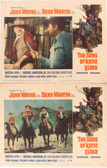 JOHN WAYNE/DEAN MARTIN IN "THE SONS OF KATIE ELDER" LOBBY CARD SET.