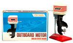 "CRUISER OUTBOARD MOTOR SOLID STATE RADIO."