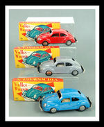 TRIO OF FRICTION "VOLKS-WAGEN" CARS.