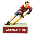 "CANADIAN CLUB" HOCKEY PLAYER FIGURE.