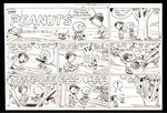 PEANUTS FEB. 17, 1952 SUNDAY PAGE ORIGINAL ART BY CHARLES SCHULZ.