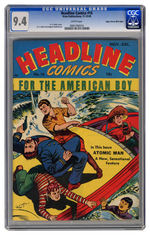 HEADLINE COMICS #16 NOVEMBER DECEMBER 1945 CGC 9.4