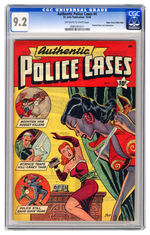 AUTHENTIC POLICE CASES #4 OCTOBER 1948 CGC 9.2