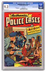 AUTHENTIC POLICE CASES #7 APRIL 1950 CGC 9.2