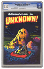 ADVENTURES INTO THE UNKNOWN #2 DECEMBER 1948 JANUARY 1949 CGC 7.5