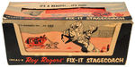 “IDEAL’S ROY ROGERS’ BOXED FIX-IT STAGECOACH.”