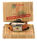 "DALE EVANS QUEEN OF THE WEST/EXPANSION BAND WRISTWATCH" BOXED.