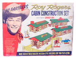 "ROY ROGERS CABIN CONSTRUCTION SET WITH ORIGINAL LINCOLN LOGS."