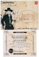 "HOPALONG CASSIDY SAVINGS CLUB THRIFT KIT"