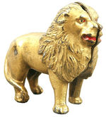 LION CAST IRON BANK BY ARCADE.