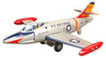 "FRICTION U.S. JET PLANE F-8A."