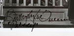 BUTTERFLY McQUEEN SIGNED "GONE WITH THE WIND" PHOTO & SIGNED HERALD.