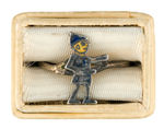 PALMER COX BROWNIE POLICEMAN 1890s EARLIEST CHARACTER RING WE’VE SEEN.