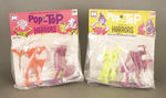 "POP-TOP HORRORS" CARDED TOY LOT.