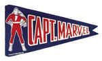 "CAPTAIN MARVEL" PENNANT.