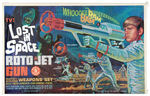 RARE "LOST IN SPACE ROTO JET GUN ROTO-SOUND WEAPONS SET" SEALED IN BOX.